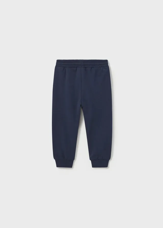 Mayoral Navy Cuffed Fleece Joggers