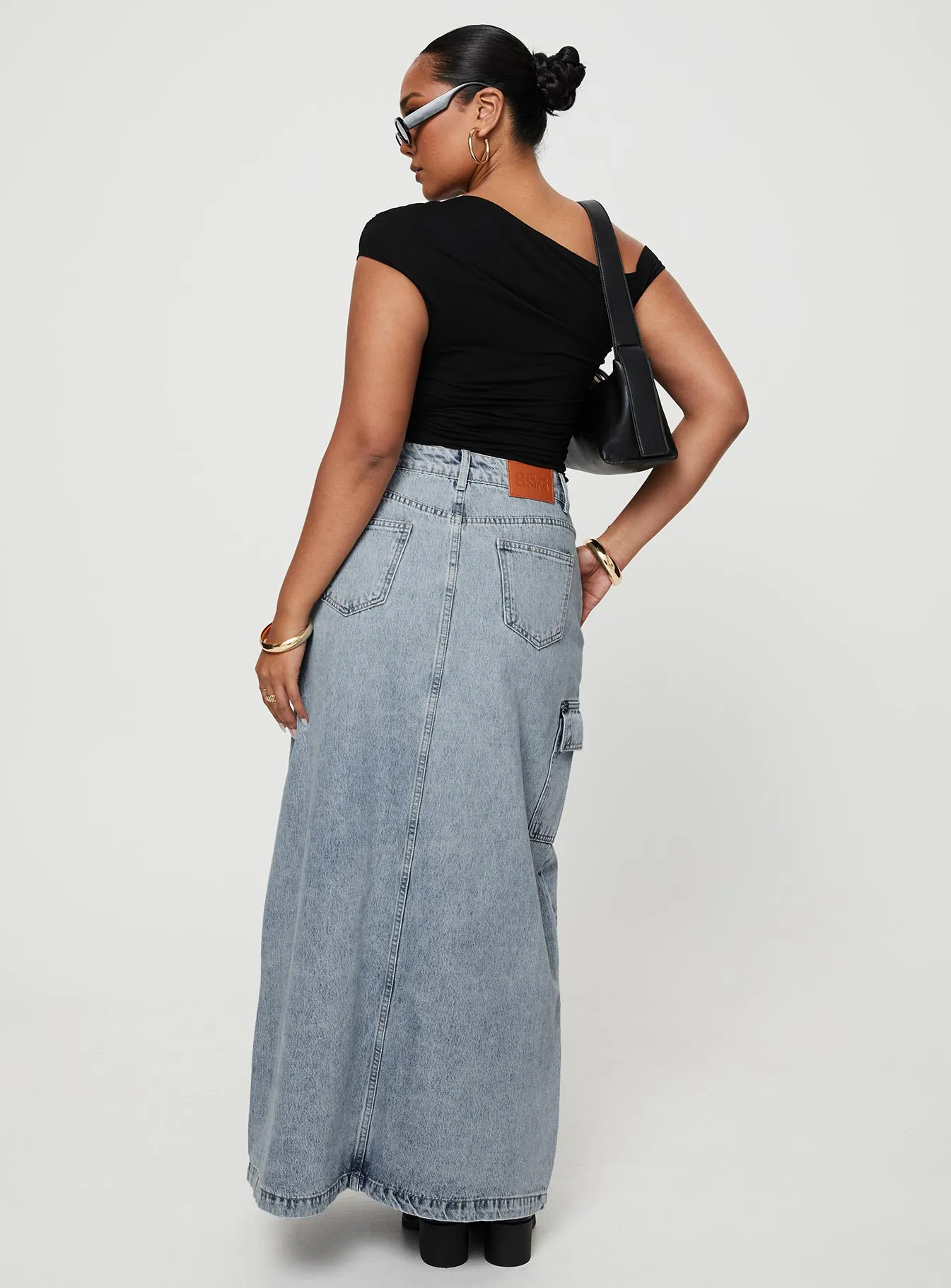 McGuane Denim Midi Skirt