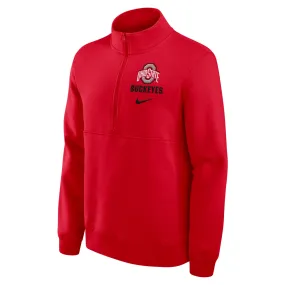 Men's Club Mascot Lockup Half Zip Pullover