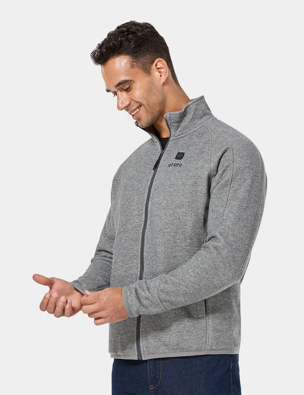 Men's Heated Full-Zip Fleece Jacket -All Colours