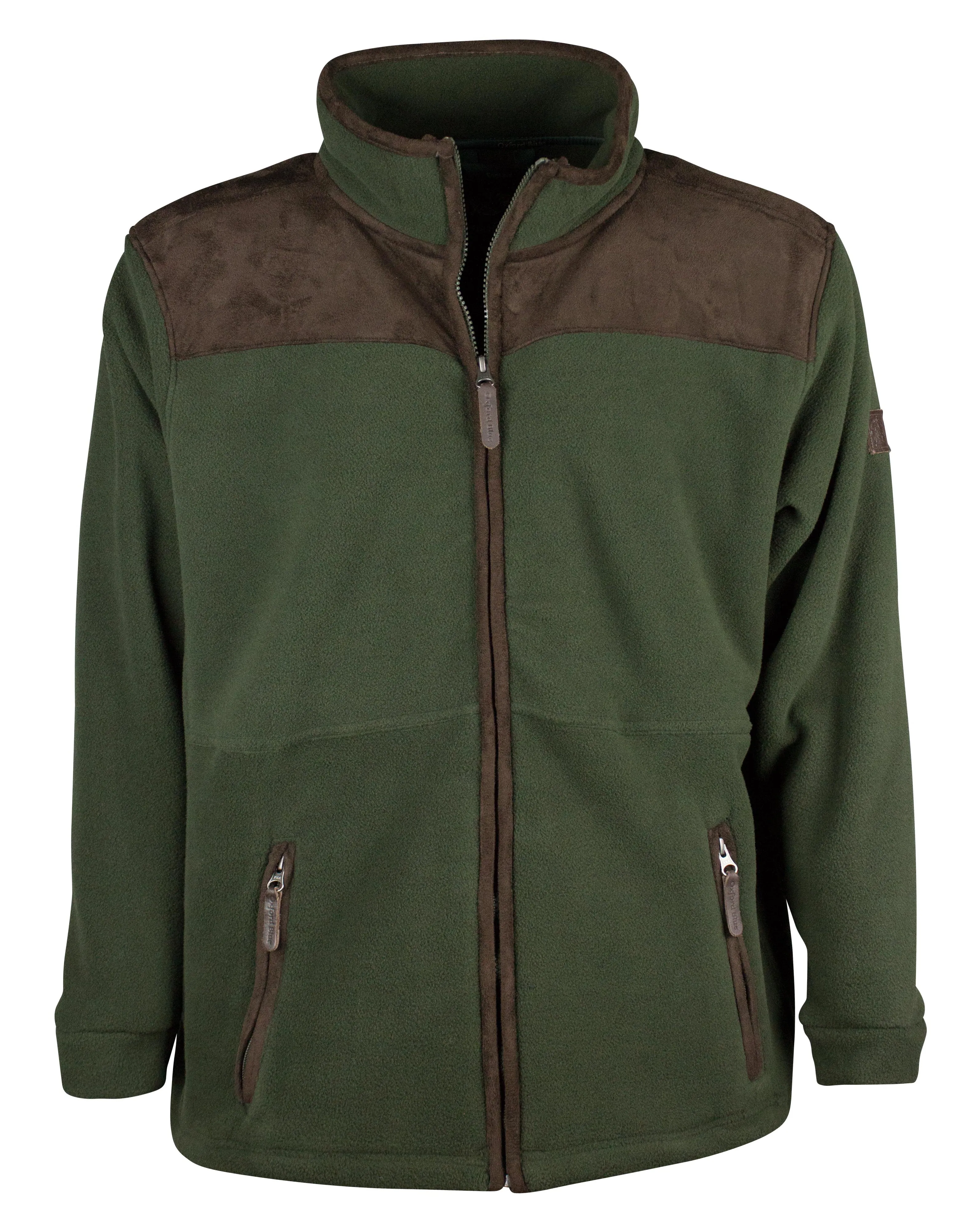 MF105 - Mens Bonded Full Zip Fleece Jacket - GREEN