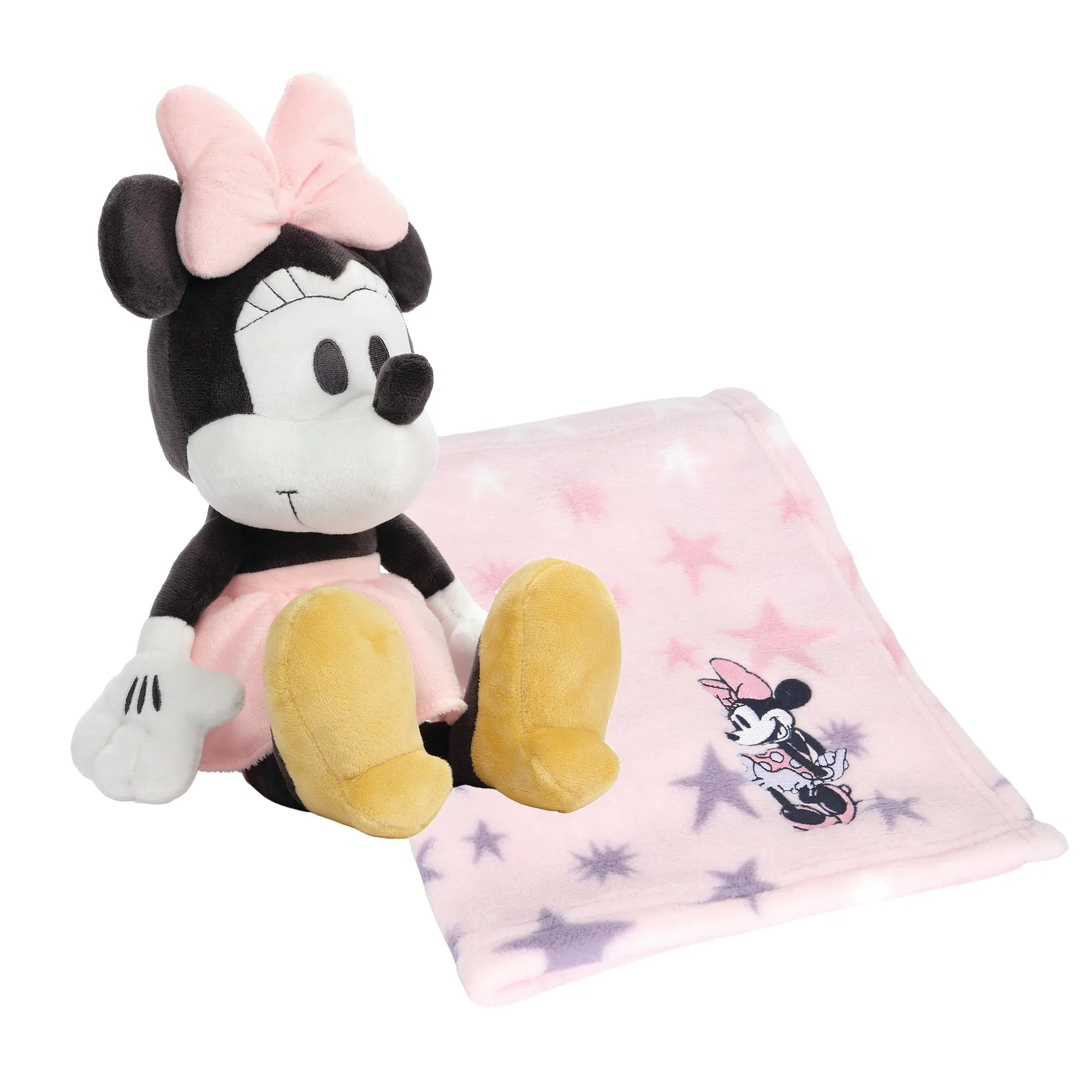 Minnie Mouse Blanket & Plush Baby Gift Set