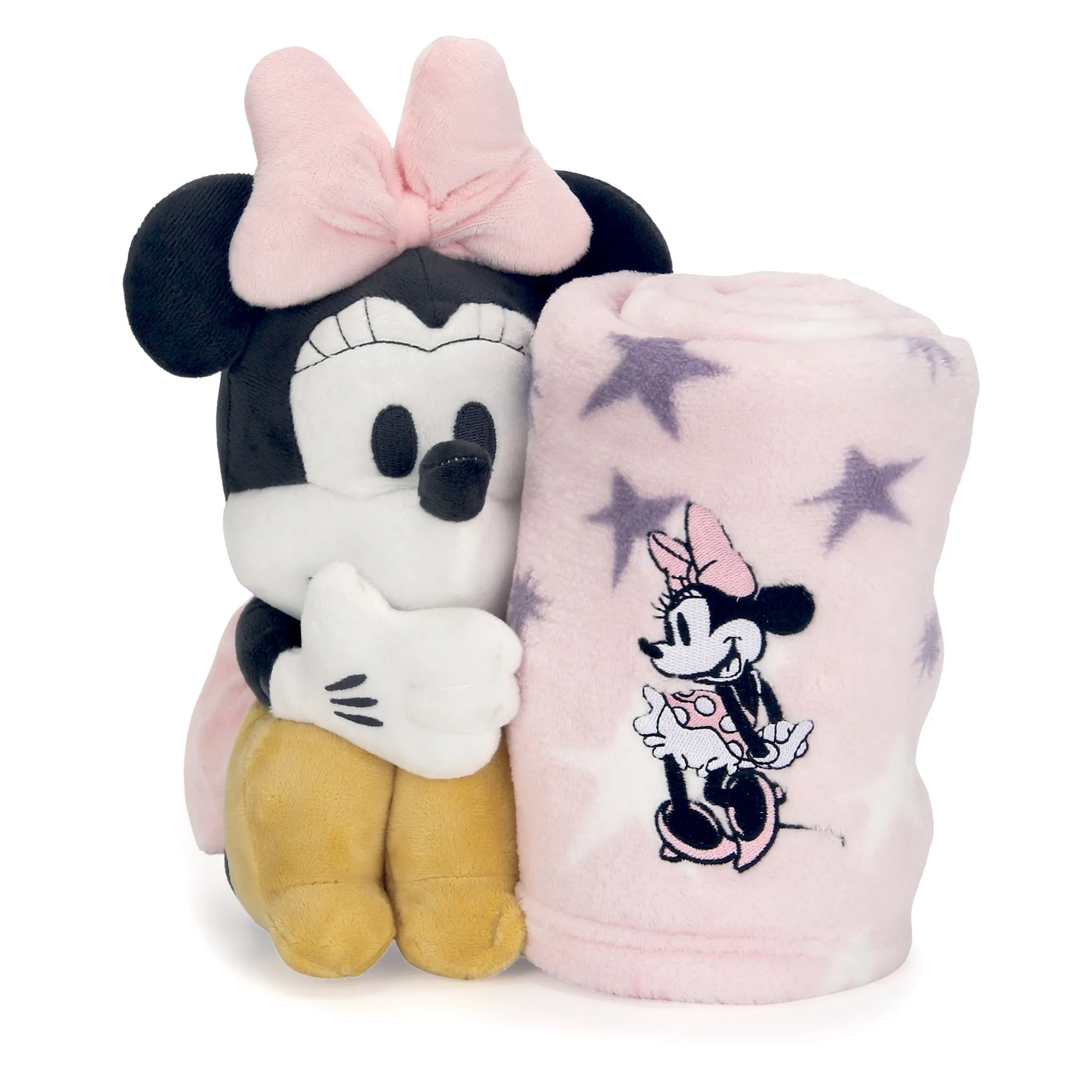 Minnie Mouse Blanket & Plush Baby Gift Set