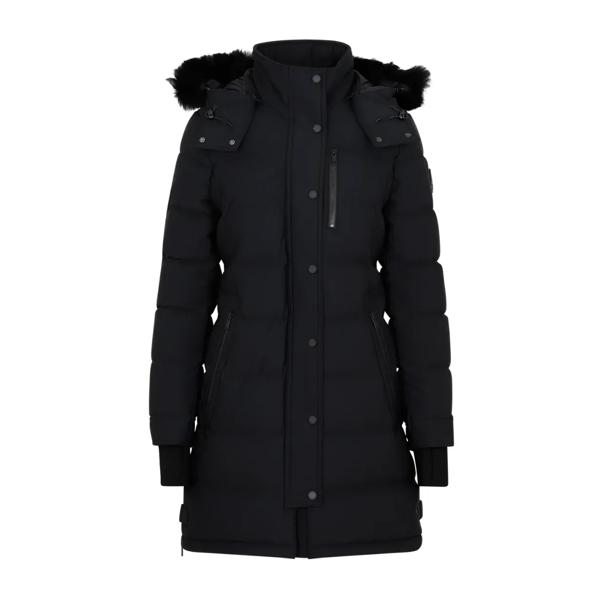 Moose Knuckles Black Watershed Parka