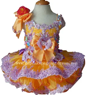 Newborn,Little Princess Glitz Cupcake Pageant Dress For Birthday,party