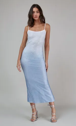 Ombre Diamante Maxi Dress