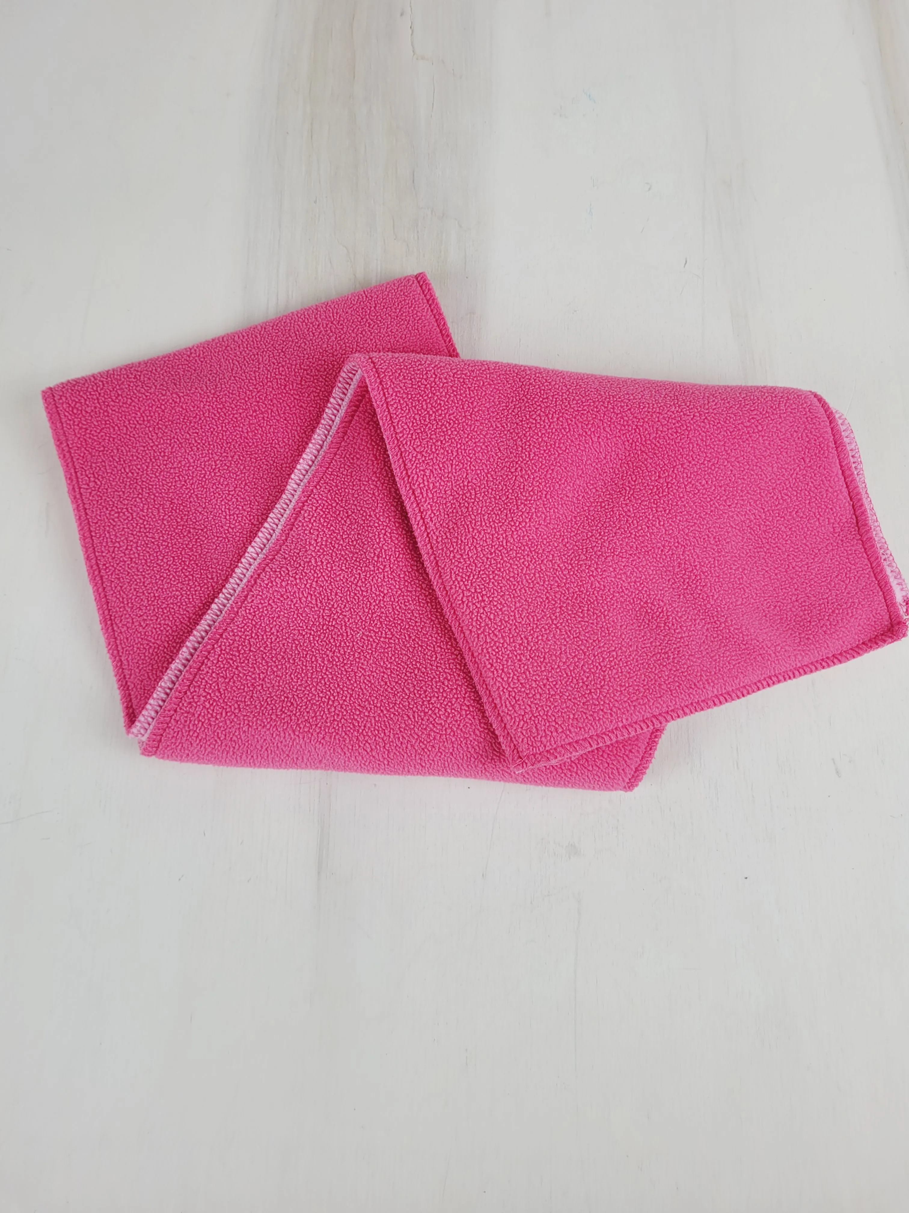 PINK FLEECE SCARF PRE-LOVED