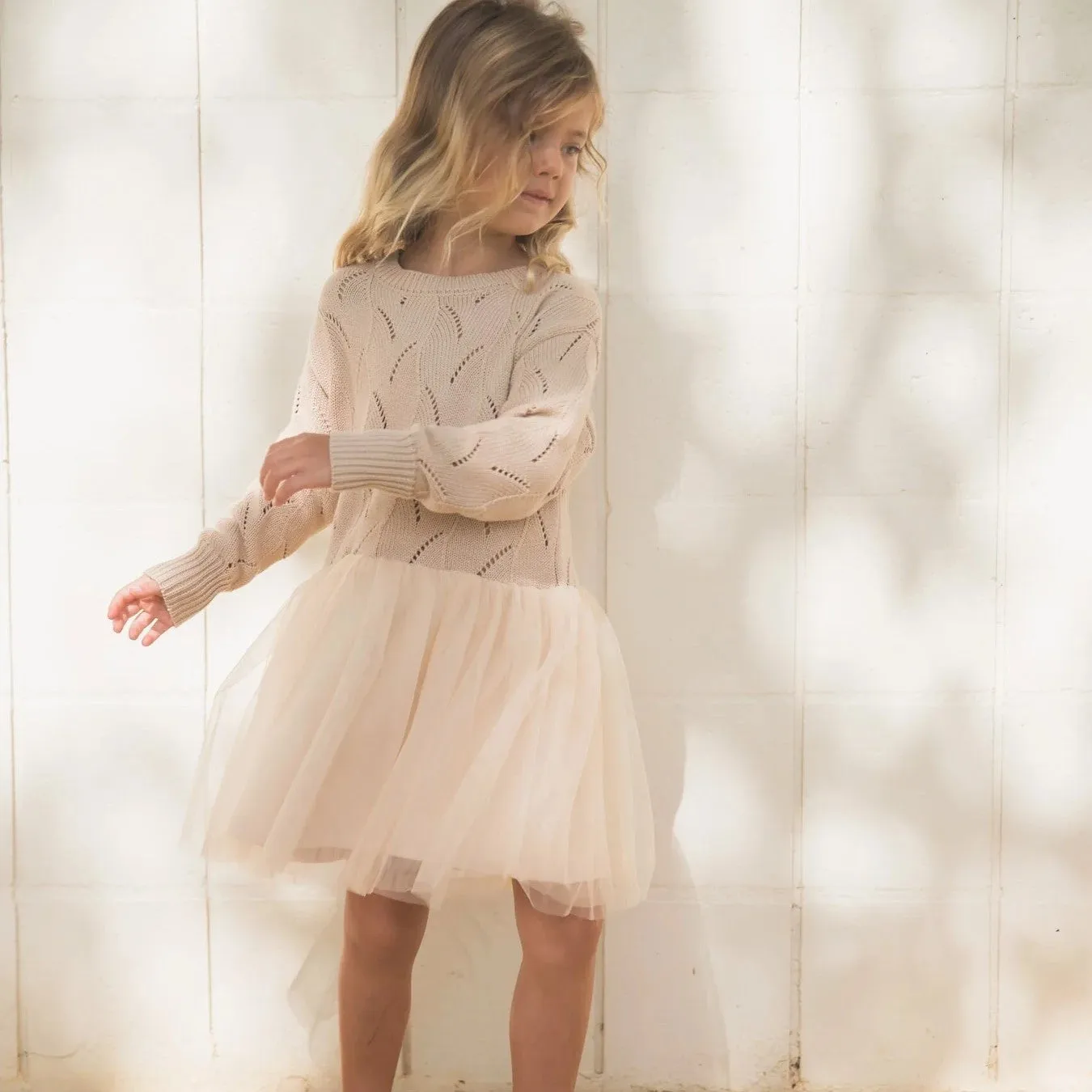 RAISED BY WATER - Ren Dress | Beige