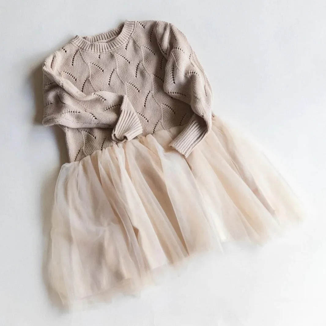 RAISED BY WATER - Ren Dress | Beige