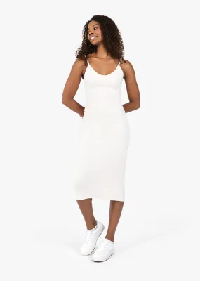 Rib Knit Lounge Dress Oatmeal FINAL SALE