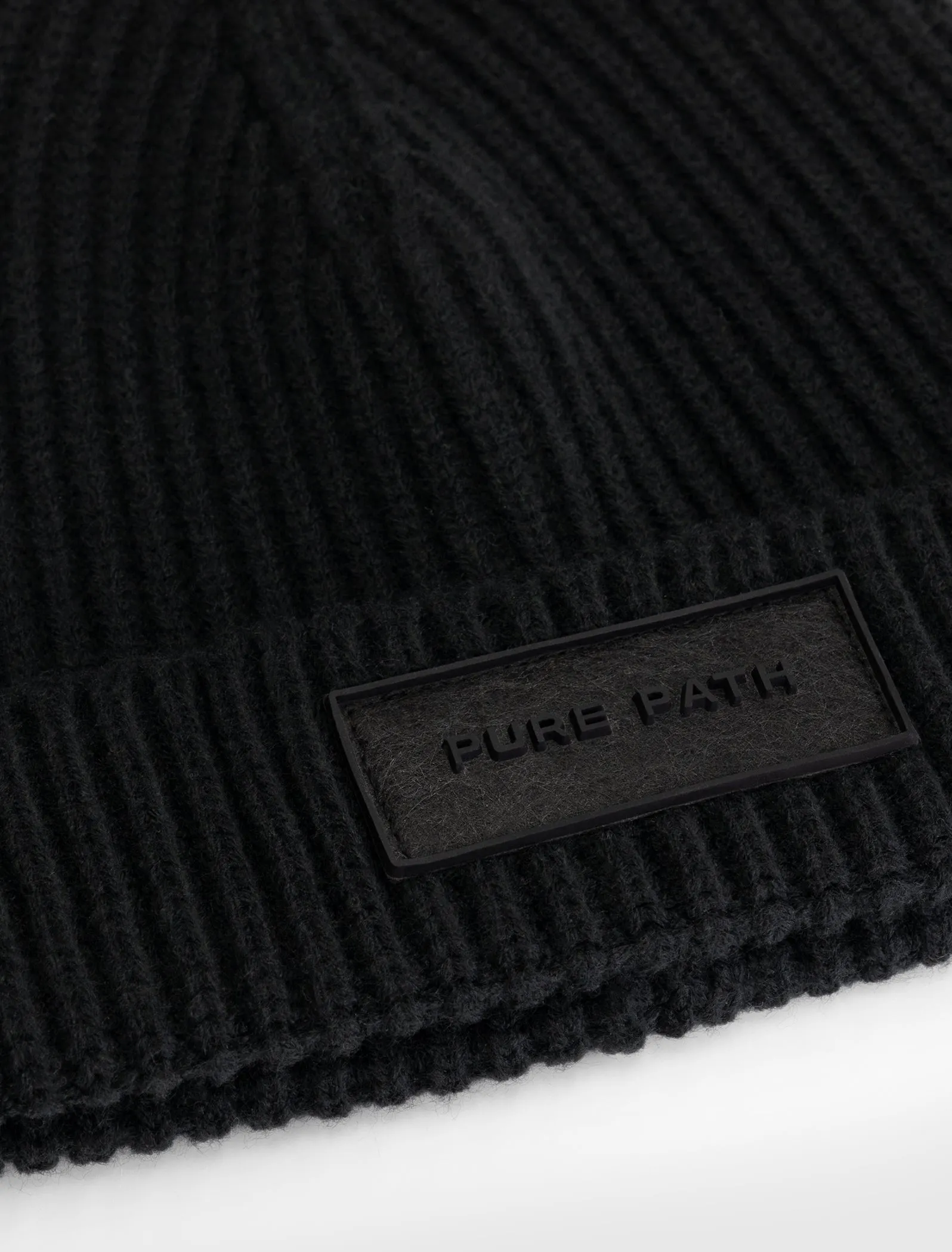 Ribbed Beanie | Black