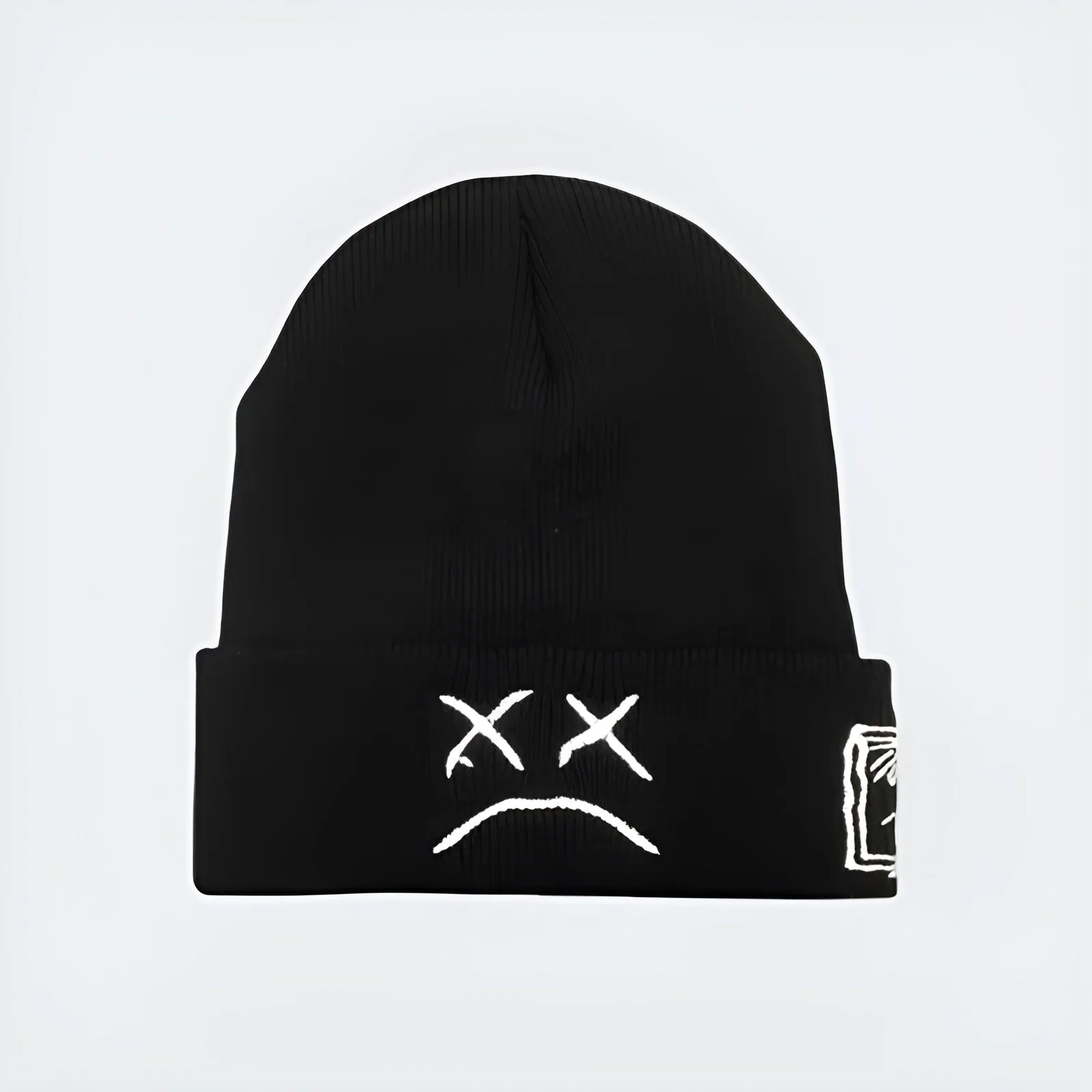 Sad Face Beanie