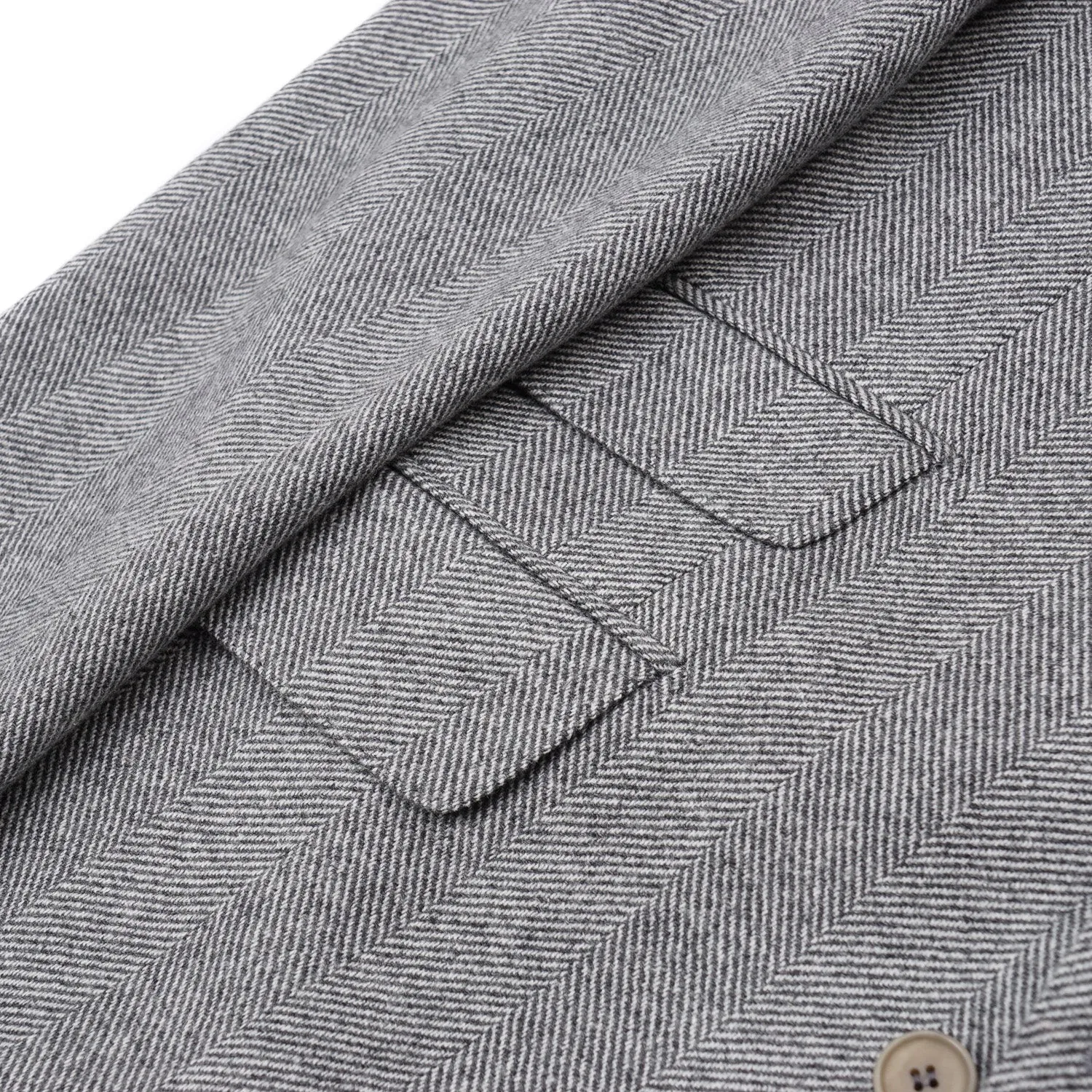 Sartoria Partenopea Herringbone Cashmere Sport Coat