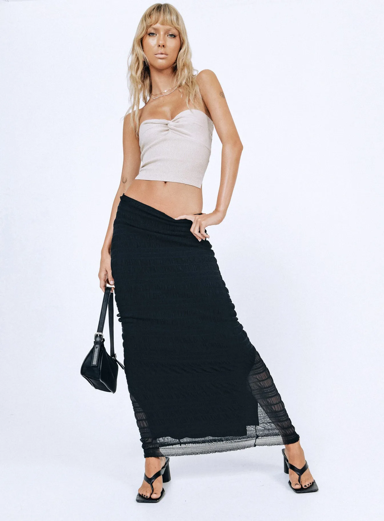 Seabrook Maxi Skirt Black