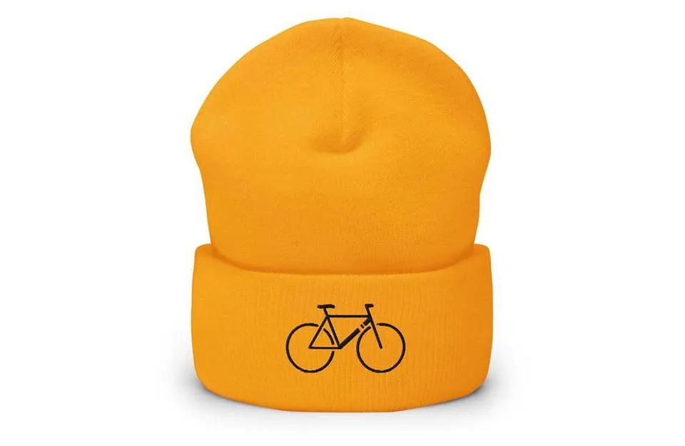 Single Speed - Cuffed Beanie Gold