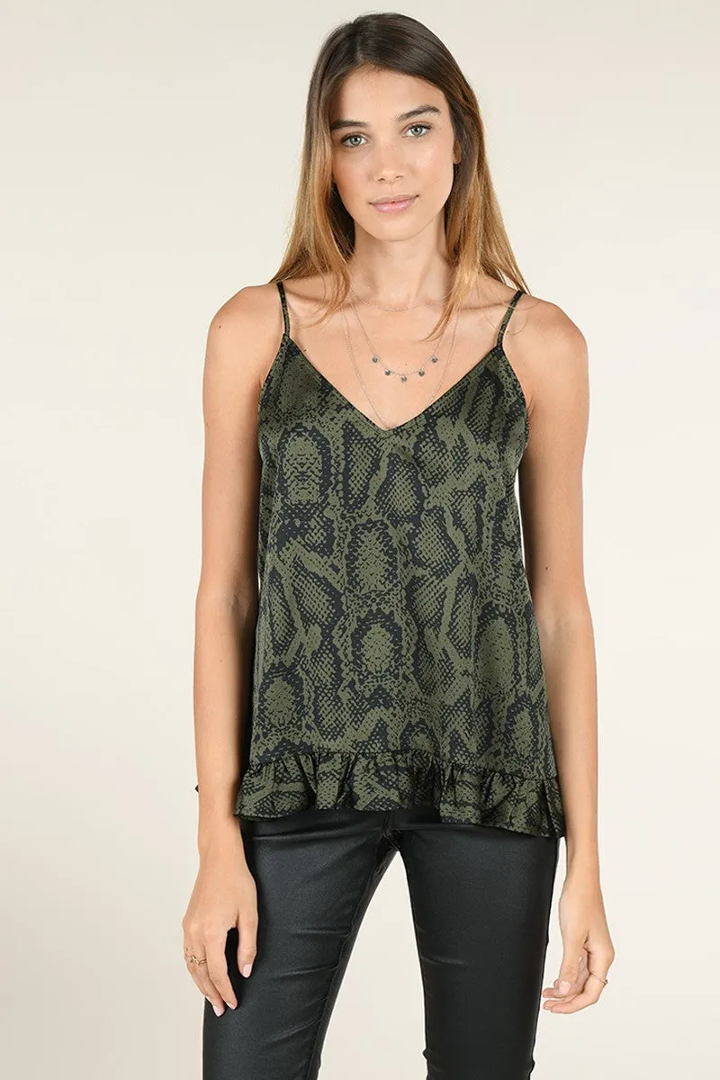 Snake Print Camisole