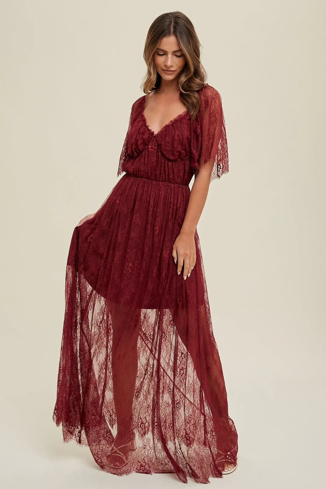 Sweet Magnolia Bustier Maxi Dress