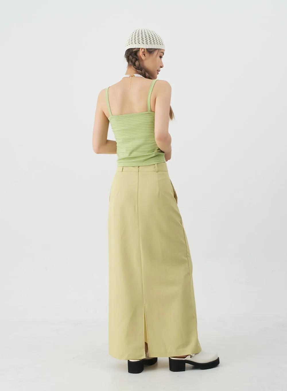 Tailored Maxi Skirt CJ08