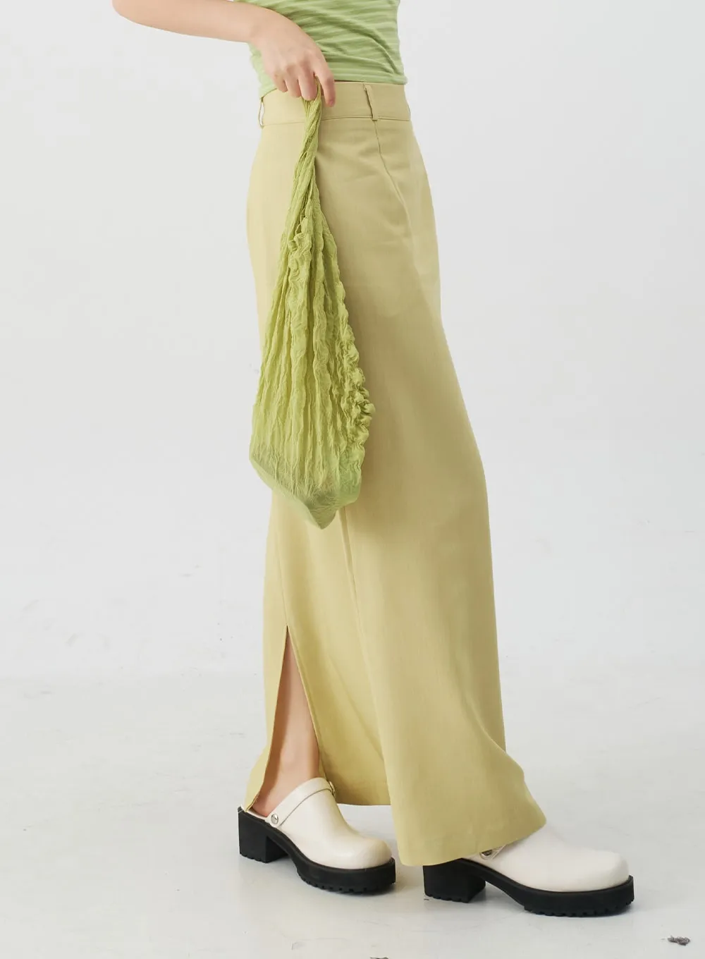 Tailored Maxi Skirt CJ08