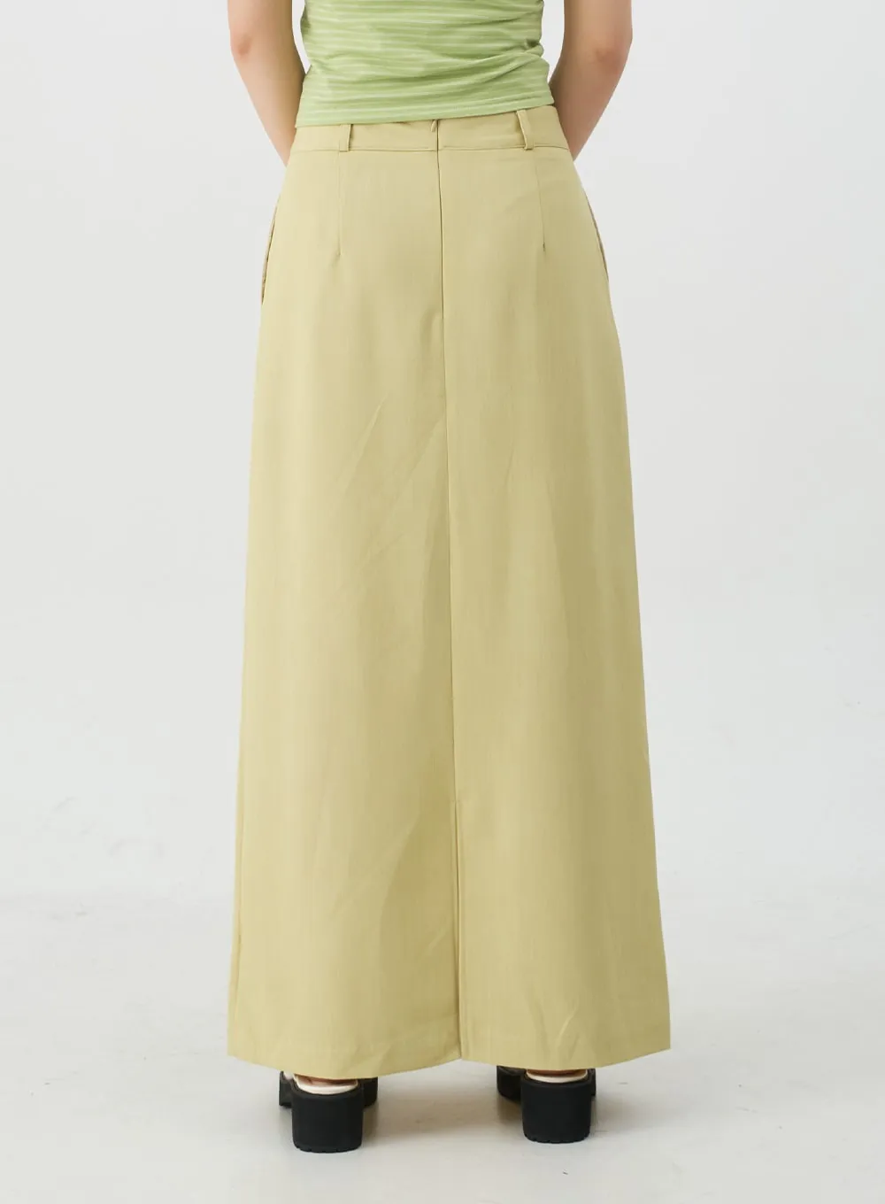 Tailored Maxi Skirt CJ08