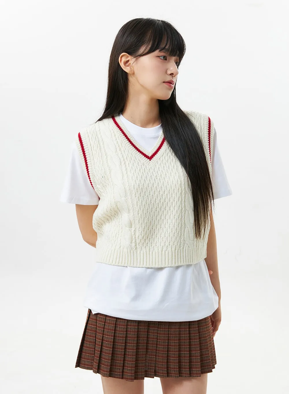 V-Neck Sweater Vest OS302