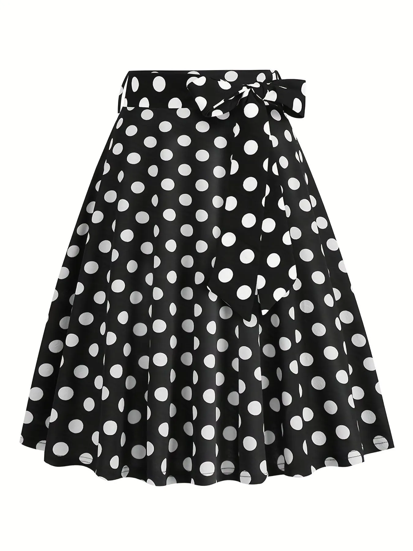 Vintage Bow Flare Skirts for Spring and Summer Style