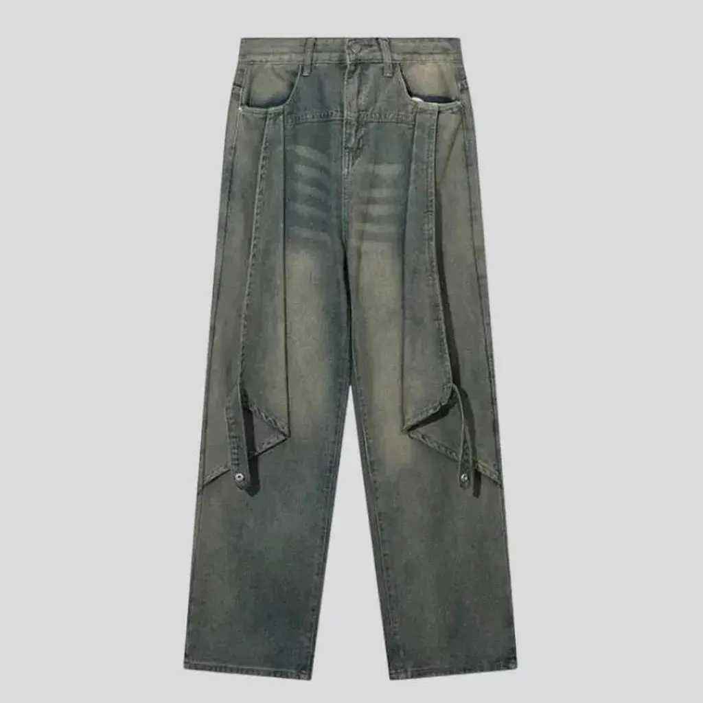 Vintage women's layered jeans