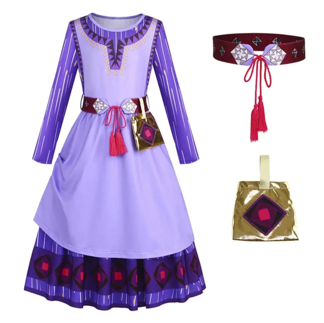 Wish Asha Girl's Character Dress