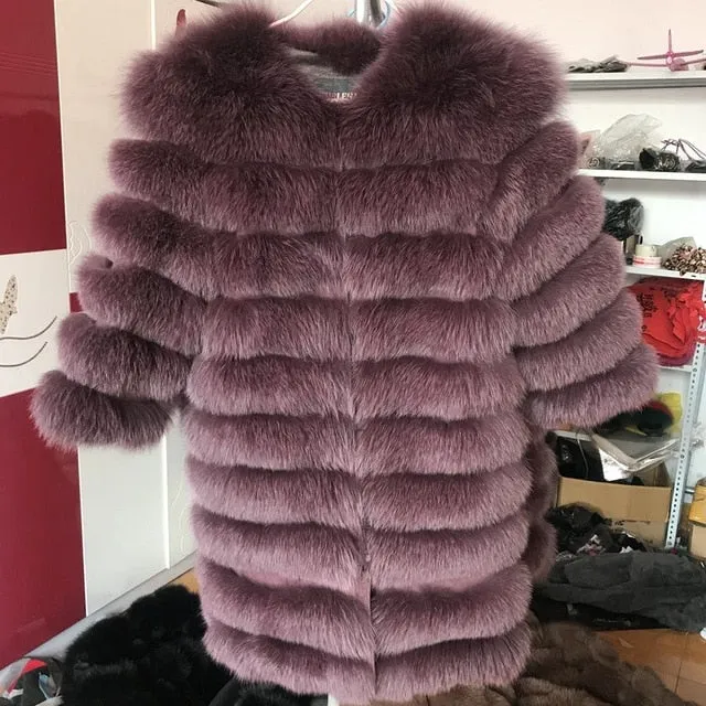 Women Natural Real Fur Jackets