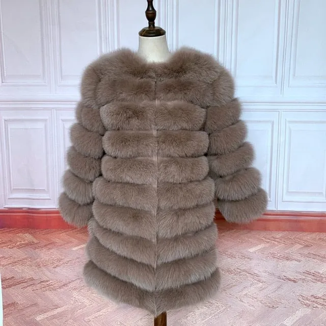 Women Natural Real Fur Jackets