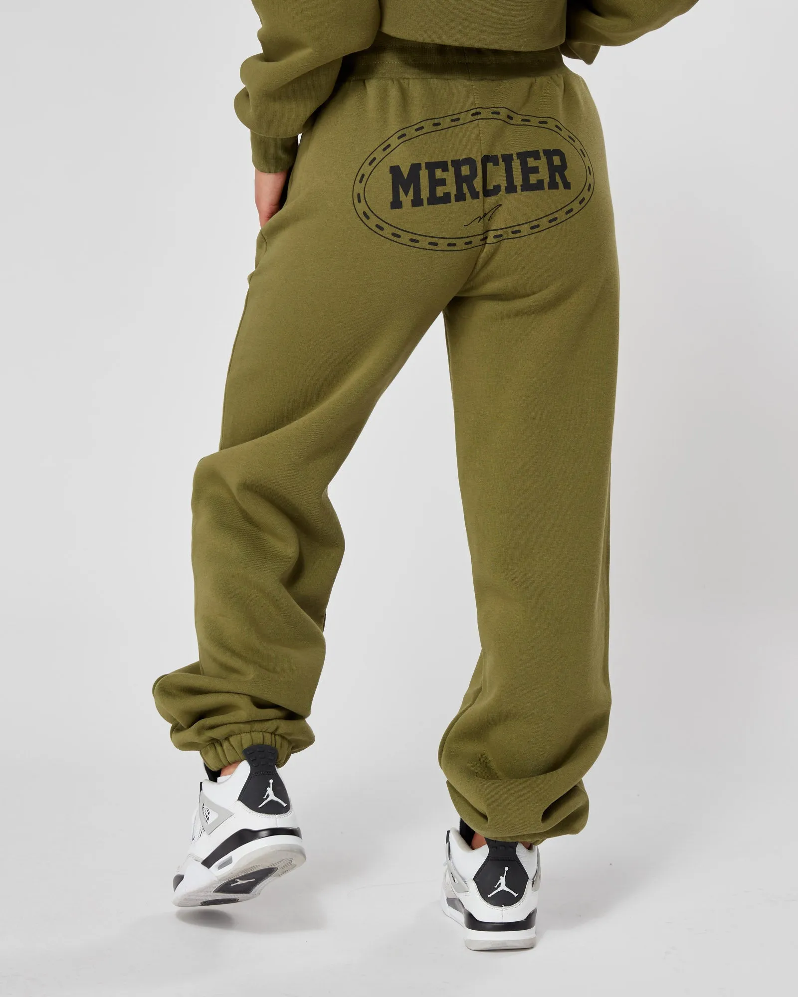 Womens Khaki Maison Joggers