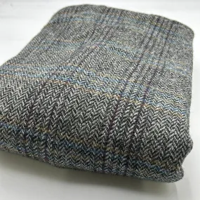 Wool Coat Weight, Grey Herringbone (WCW0233)